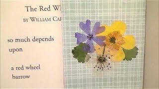 Pressed Flower Bookmark Tutorial ♥ [upl. by Irej]