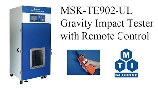 Gravity Impact Tester with Remote Control for Lithium Battery  MSKTE902UL [upl. by Habeh]