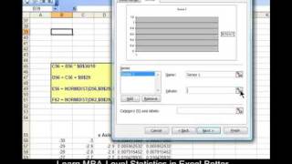 Create an Excel Graph of the Outer Tails of the Normal Distribution  PDF  with INTERACTIVITY [upl. by Gnauq]