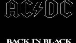 ACDC  BACK IN BLACK MUSIC WITH LYRICS [upl. by Oremodlab]