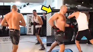 Sean Strickland DESTROYS YouTuber Sneako In Sparring [upl. by Saideman218]