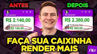 3 DICAS INCRÍVEIS PARA SUA CAIXINHA DO NUBANK RENDER MAIS [upl. by Nosmoht]