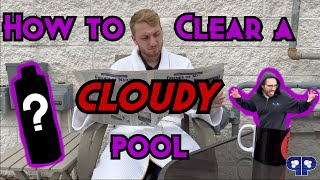 HOW TO CLEAR A CLOUDY POOL  POOL PARK STYLE [upl. by Sybila140]