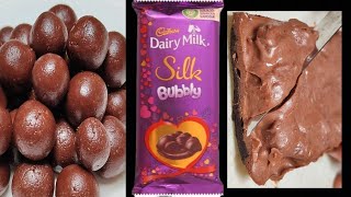 Cadbury Dairy Milk Bubbly Chocolate Recipe  how to make dairy milk at home [upl. by Selec]