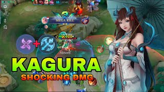 Kagura Gameplay Bursh Damage Mobile Legends [upl. by Eugeniusz]