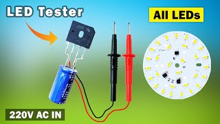 Homemade LED Light Tester Simple LED tester circuit [upl. by Amersham]