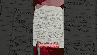 Class10 english  Glimpses of india long ans [upl. by Ennaeilsel]