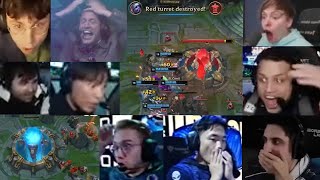 Streamers Teams Casters react to INSANE LCS Championship ending [upl. by Lewie]