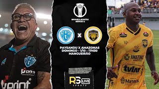 AO VIVO PAYSANDU x AMAZONAS  TRANSMISSÃO AO VIVO [upl. by Jangro195]