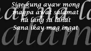 Teka lang  Siakol Lyrics [upl. by Nayra847]