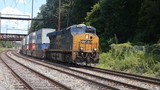 4 trains at woodbourne ft 2 heritage units [upl. by Mita]