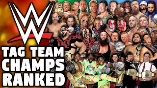 All WWE Tag Team Champions Ranked From WORST To BEST [upl. by Tanaka]