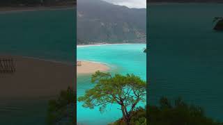 Oludeniz is a small resort village in Turkey located at the junction of two seas  the Mediterranea [upl. by Albertine]