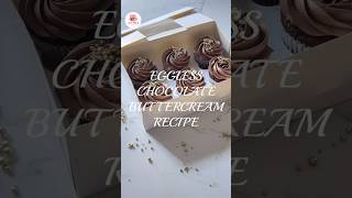 Eggless chocolate buttercream frosting recipe Eggless frosting recipe Perfect buttercream frosting [upl. by Frederigo]