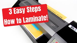 How to use TruLams TL330T Variable Speed Laminator  3 Easy Steps  Blazing fast machine [upl. by Kellina]