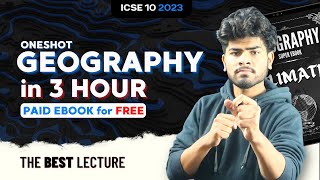 Geography One shot  Part 1  Geography Full Syllabus  ICSE Class 10 2023 [upl. by Nosemyaj247]