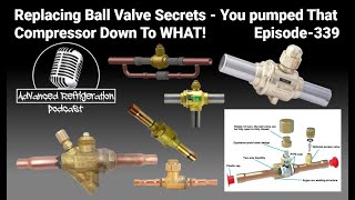 Replacing Ball Valve Secrets And You Pumped That Compressor Down To WHAT  Episode 339 [upl. by Yerffe]