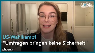 Wahlkampfabschluss in USA Analyse von Annika Brockschmidt USAExpertin  051124 [upl. by Allianora633]