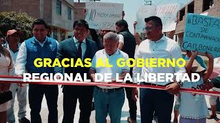 ¡Inauguración de pistas y veredas en Miramar Moche [upl. by Rednav]