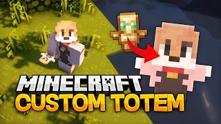 How to create a Totem of Undying from your Minecraft Skin Custom Minecraft Totem Tutorial [upl. by Cookie161]