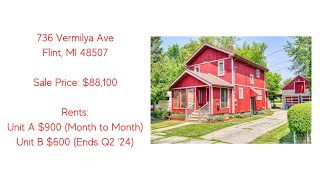 SOLD  736 Vermilya Ave Flint MI 48507 [upl. by Maurili]