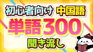 【中国語聞き流し】初心者必見！中国語単語『300個』を寝ながら聞き流し！ [upl. by Butterworth]