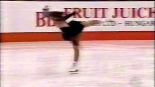 Tara Lipinski USA  1995 World Juniors Ladies Short Program [upl. by Ametaf]