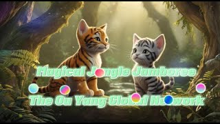 🎶Magical Jungle Jamboree🎶 3D Animation Kids Song🎶🐱🐉🐯✨🎶 [upl. by Tahp641]