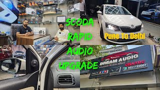 Skoda Rapid Audio Setup 2024  Skoda Rapid From Pune Maharashtra  Audison  Component  Subwoofer [upl. by Seitz]