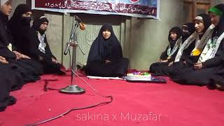 Mein Haider as Da Hubdar  Mola Ali as Manqabat Kazmi Brothers  By Sakina Hassan 13 rajab 2024 [upl. by Assyn173]