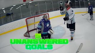 CCRHLERHL BEER LEAGUE HOCKEY CMEN VS ANGRY DRAGONS 5 UNANSWERED GOALS [upl. by Rudich]