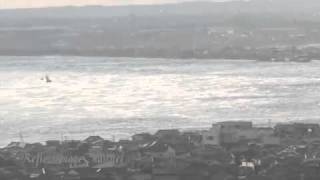 Japan Tsunami hits Harbor Iioka between Sendai and Tokyo Life footage  March 11 2011 [upl. by Ahgiel]