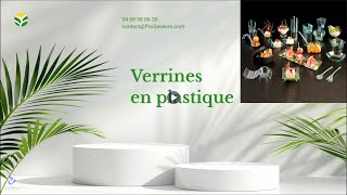 Verrines en plastique Lincontournable chez les traiteurs  ProSaveurs  Vaisselle jetable [upl. by Hairahcez]