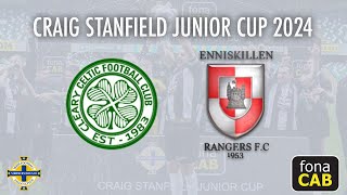 LIVE  Craig Stanfield Junior Cup final  Cleary Celtic vs Enniskillen Rangers [upl. by Astraea608]