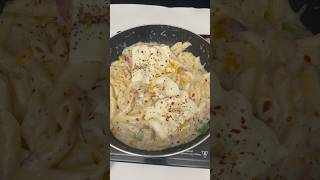 White Sauce Pasta ASMR Style asmr ytshorts [upl. by Aram]