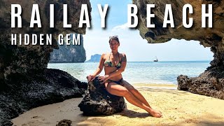 THE HIDDEN GEM on Railay Beach Krabi Must See in Thailand [upl. by Sanyu]