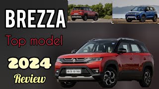 Brezza  maruti suzuki  top model review vitara brezza 2024 [upl. by Yenduhc]