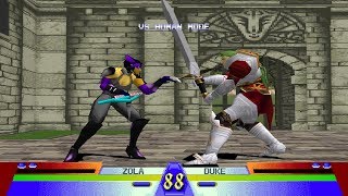 Battle Arena Toshinden 3 PS1  play as Zola [upl. by Tehr]