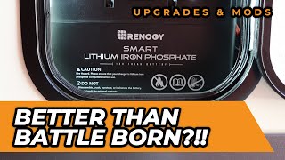 Install amp Review Renogy Smart Lithium Iron Phosphate 12V 100Ah Battery in Fifth Wheel [upl. by Nirrek]