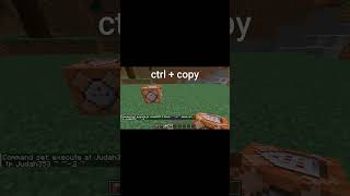 Minecraft quicksand with commands shorts [upl. by Eico312]