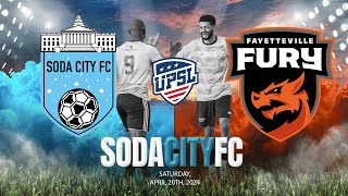 Soda City FC vs Fayetteville Fury [upl. by Chubb]