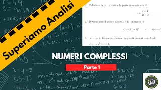 Analisi 1 Numeri complessi Serie 1 [upl. by Malik]