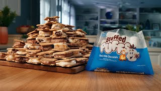 The Best S’mores in the World  Stuffed Puffs Filled Marshmallows [upl. by Ikciv766]