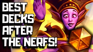 Best Hearthstone Decks After The Whizbang Nerfs [upl. by Labors]