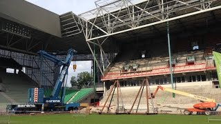 Travaux Geoffroy Guichard Euro 2016 [upl. by Suzanne]