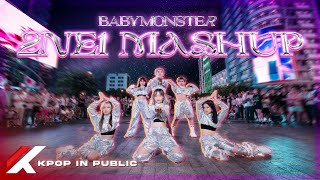 KPOP IN PUBLIC 1TAKE BABY MONSTER ‘2NE1 Mashup’  Dance Cover by KAN DANCE TEAM [upl. by Schilling869]