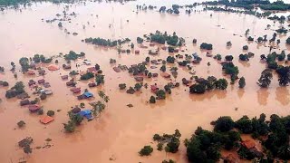 Dramatisches Unglück Staudamm in Laos gebrochen [upl. by Tiras775]