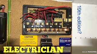 How to change a consumer unit fuse board18th edition upgrade [upl. by Nauaj]