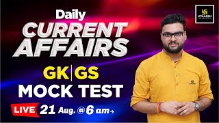 21 August 2024  Daily Current Affairs  Mock Test 2  Kumar Gaurav Sir [upl. by Terpstra]