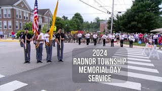 2024 Radnor Township Memorial Day Ceremony [upl. by Casimire]